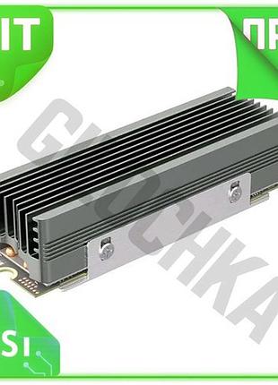 Ve радіатор для m.2 teucer new version 12 dark grey 2280 охолоджувач для ssd алюмінієвий мідний радіат n6w_ver
