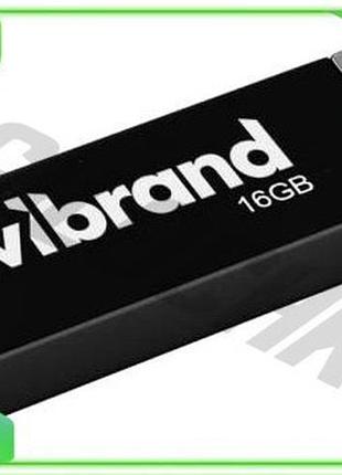 Ve флеш накопитель usb 16гб new version wibrand черный ударопрочный моноблок для хранения данных памят n6w_ver