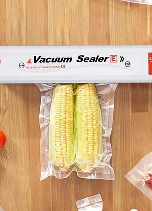 Домашний кухонный вакуумный упаковщик, vacuum sealer, белый