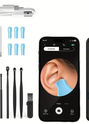 Бездротовий wifi отоскоп камера з підсвіткою догляд за вухами
