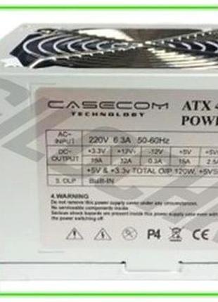 Ve блок живлення 450 вт new version casecom silver немодульний для пк з охолодженням малошумний бп для n6w_ver
