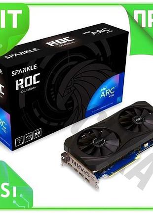 Ve відеокарта sparkle arc a750 new version 8гб gddr6 256-біт для ігор і творчості активне охолодження n6w_ver