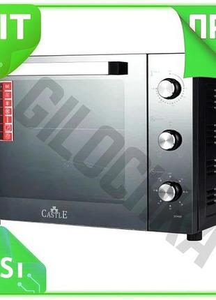 Ve электродуховка castle 2200w 70л new version черная конвекция для выпечки и приготовления пищи с тай n6w_ver