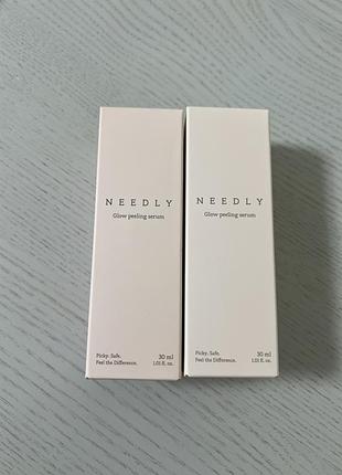 Протизапальна освітлювальна сироватка з бурштиновою і транексамовою кислотами needly glow peeling serum, 30 мл