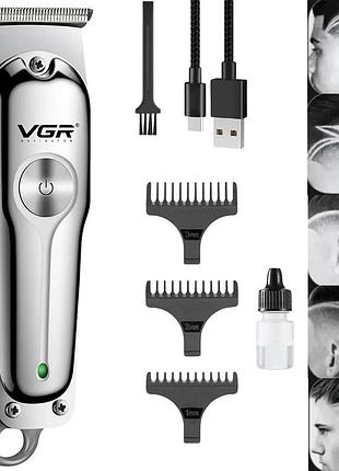 Бездротова машинка для стрижки usb, vgr v-071