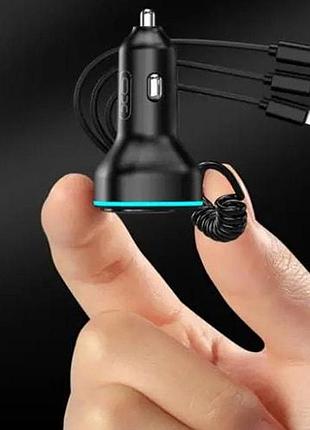 Fm модулятор bluetooth, mp3, 3хusb, xo bcc07 4