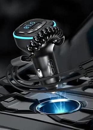Fm модулятор bluetooth, mp3, 3хusb, xo bcc07 5