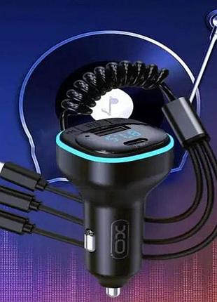 Fm модулятор bluetooth, mp3, 3хusb, xo bcc07 6