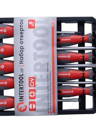 Набір викруток intertool pro (9 шт.) (vt-3349) 4