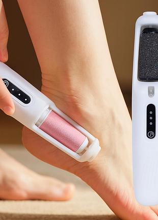 Електрична пемза для ніг, 2 насадки, usb, foot grinder