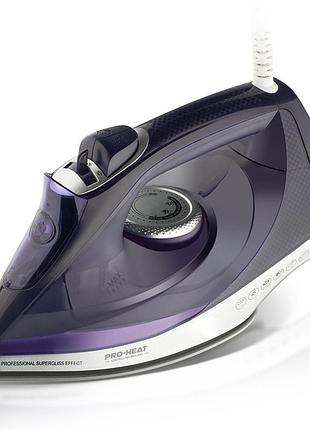Электрический утюг с керамической подошвой 1600вт, domotec ms-1166p