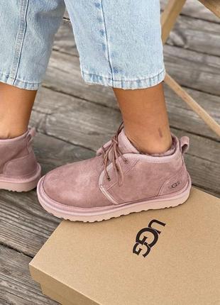 Женские зимние ботинки neumel ugg pink | original 36-40.