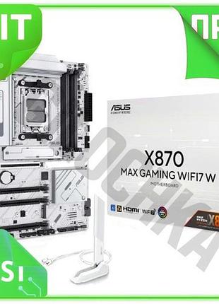 Ve материнська плата am5 asus new version x870 max gaming wifi7 4xddr5 для пк з wifi 7 bluetooth 5.4 a n6w_ver