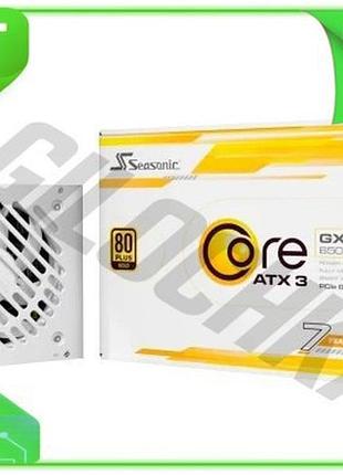 Ve блок живлення 650 вт new version seasonic core gx atx 3.1 білий модульний 80 plus gold для пк живле n6w_ver