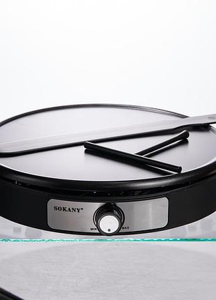 Блинница электрическая sokany sk-08131 электроблинница ø37 см