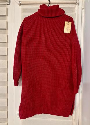 Вʼязана сукня-туніка