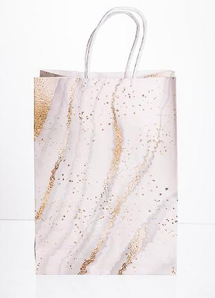 Набір подарункових пакетів з паперу 12 (шт. 15×8×21 см білий hp-10359-22w