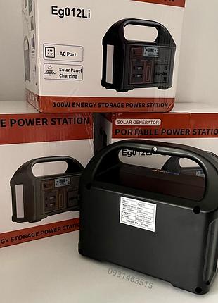 Портативная зарядная станция eg012li большой power bank павер банк 100w 3