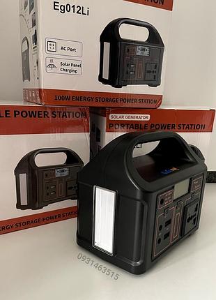Портативная зарядная станция eg012li большой power bank павер банк 100w 5