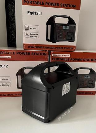 Портативная зарядная станция eg012li большой power bank павер банк 100w 4