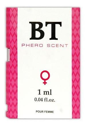 Пробник bt phero scent for women, 1 ml sexual toys