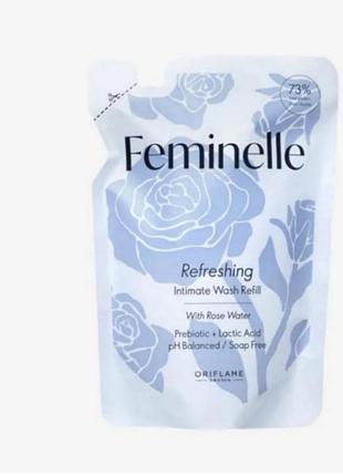 Гель для інтимної гігієни feminelle (рефіл) синя і зелена в наявності