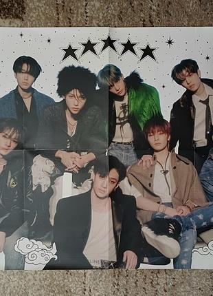 Официальный постер stray kids 5 star i.n limited poster