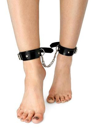 Поножі з екошкіри art of sex - legcuffs emoji sexual toys