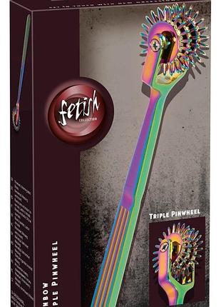 Колесо вартенберга - fetish collection rainbow triple pinwheel sexual toys