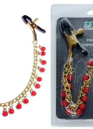 Затискачі для сосків fetish boss series — no15 exclusive nipple clamps sexual toys