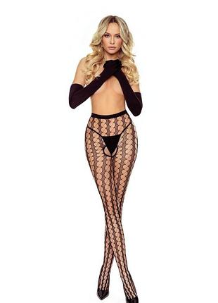 Эротические колготки passion tiopen 031 1/2 black sexual toys