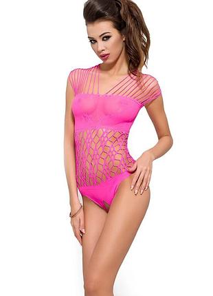 Боди с декоративным плетением bs035 pink sexual toys