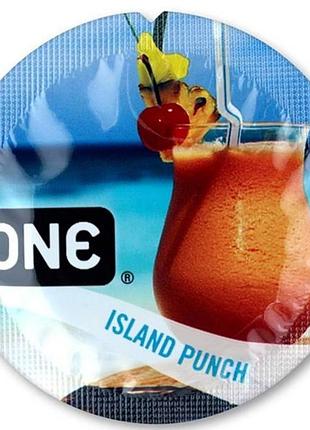 Набір оральних презервативів one flavor waves island punch тропічний коктейль (ціна за 5 шт.) sexual toys