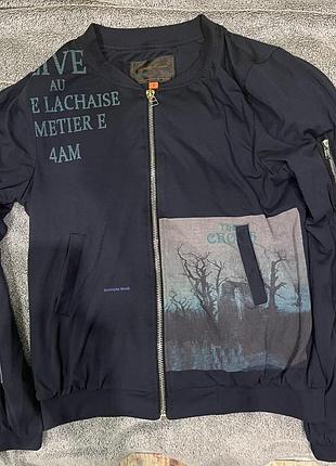 Зипка-бомбер undercover ss06 m очень крутая и как кофта и как бомбер