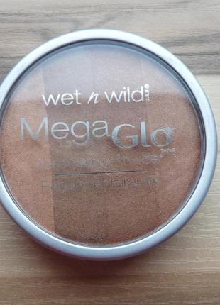 Мерцающая пудра- хайлайтер wet n wild megaglo illuminating powder e348 starling bronze2 фото