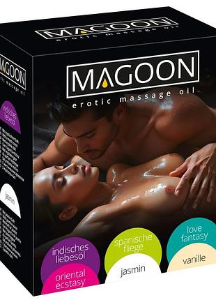 Набор массажных масел – magoon, 6 шт. по 100 мл sexual toys