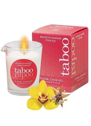 Масажна свічка - taboo plaisir charnel, 60 г sexual toys