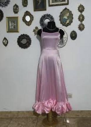 Плаття атласне