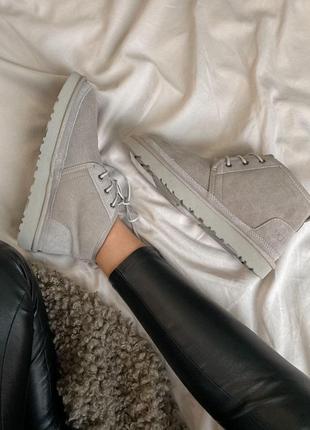 Ugg neumel grey 🆕 шикарные женские угги 🆕 купить наложенный платёж6 фото