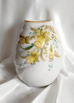 Рідкісна фарфорова ваза вінтаж нарцисс