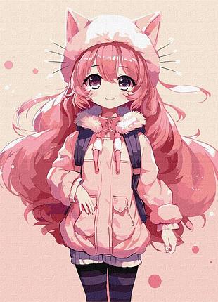 Набор для росписи по номерам "волшебная девочка" 30х40см. кно 5119