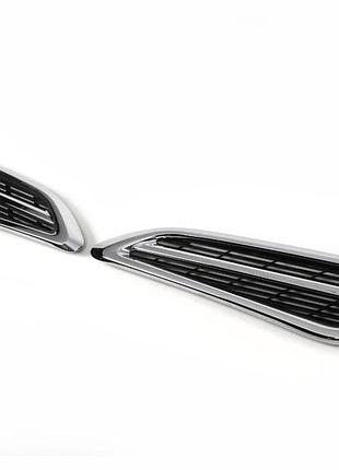 Жабра оригинальная для nissan patrol y62 2010-2024 накладка на крыло из abs-пластика для тюнинга авто dm-11