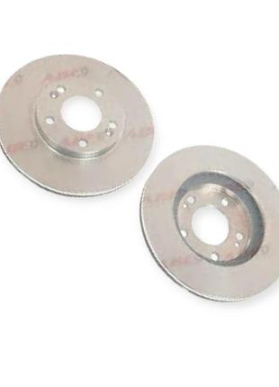 Диск гальмівний hyundai tucson (2004-2010), sonata v, kia sportage, magentis передній (280mmx26mm) abe