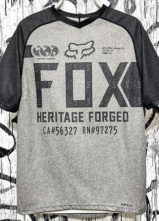 Спортивна велосипедна футболка fox, оригінал, центр лого, повсякденна, тримає форму, merida, trek