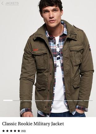 Куртка чоловіча superdry, classic rookie military jacket