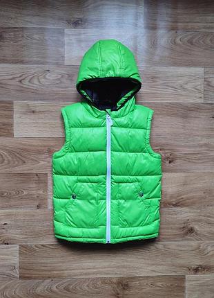 Классная яркая теплая жилетка