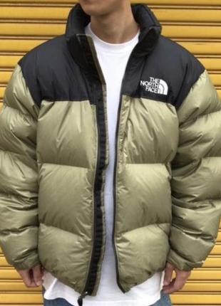 Зимний пуховик tnf 700 the north face 1996 nuptse тнф норт фейс хаки