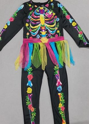 Карнавальный костюм скелет на хеллоуин