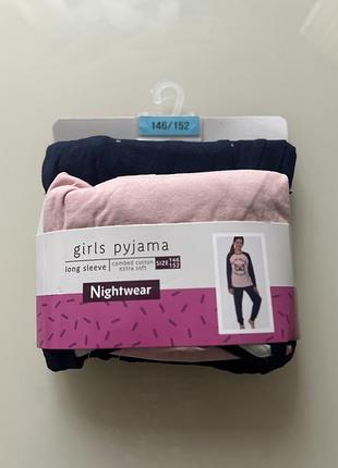 Піжама для дівчинки 146-152