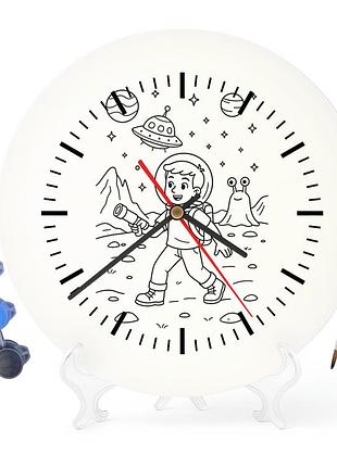 Дитячий набір для творчості годинник розмальовка космос 30 см (г0045)